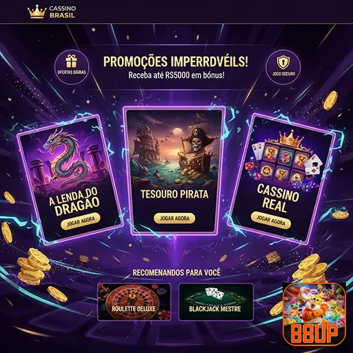 Promoções imperdíveis do site 88up, apresentando ofertas incríveis e oportunidades únicas.